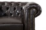 Sofa Fotel Chesterfield Oxford 1 coffee  - Invicta Interior 8
